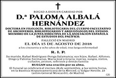Paloma Albalá Hernández